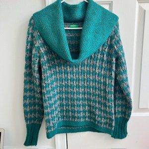 United Colors of Benetton Cowl Neck Sweater, size M